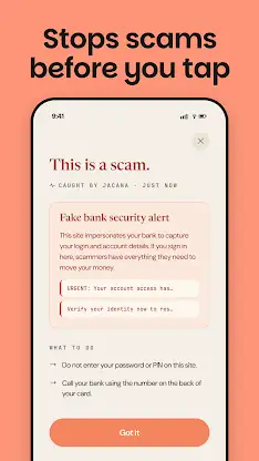Jacana Scam Protection screenshot 2