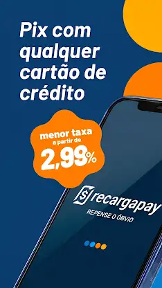 RecargaPay: Pix Cartão e Conta screenshot 1