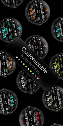 Digital Watch Face - RE03 screenshot 5