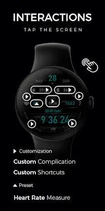 Digital Watch Face - RE03 screenshot 4