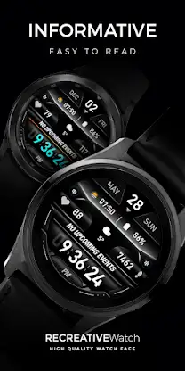 Digital Watch Face - RE03 screenshot 1