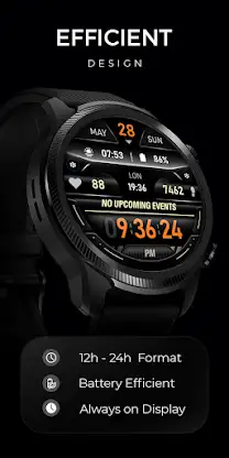 Digital Watch Face - RE03 screenshot 2