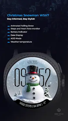 Reddice Christmas SnowMan WSH7 screenshot 3