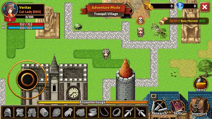 2D Pixel Game - The Dark RPG screenshot 1