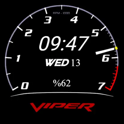 Dodge Viper Watch Face screenshot 4
