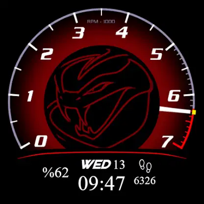 Dodge Viper Watch Face screenshot 2