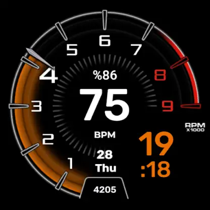 McLaren Watch Face screenshot 1