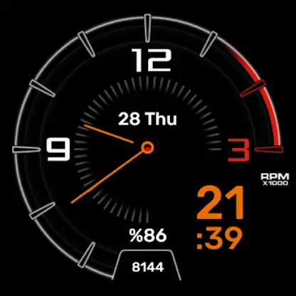 McLaren Watch Face screenshot 2