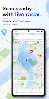 RoadMap AI: GPS Navigation screenshot 2
