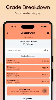 Grade Corner screenshot 2