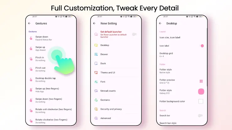 Rose Launcher screenshot 7