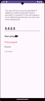 1Smart ping screenshot 1