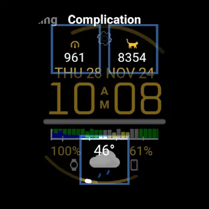 1Smart WFF watchface screenshot 3