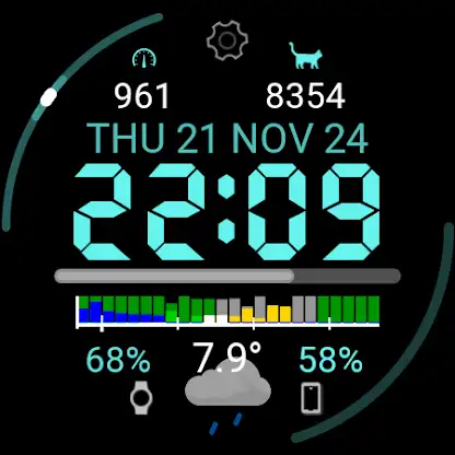 1Smart WFF watchface screenshot 4