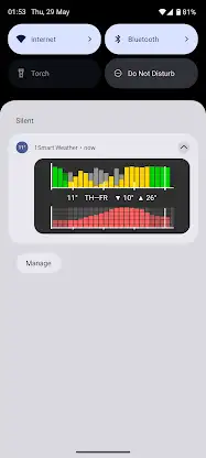1Smart Weather Easy Forecast screenshot 5