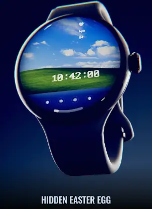 Blue Screen Watch Face screenshot 2