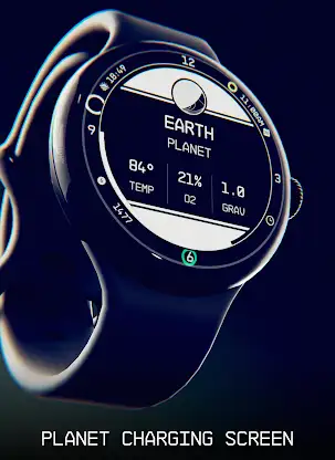 Planet in stars Watch Face screenshot 4