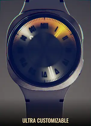 Dark Metal Saber Watch Face screenshot 5