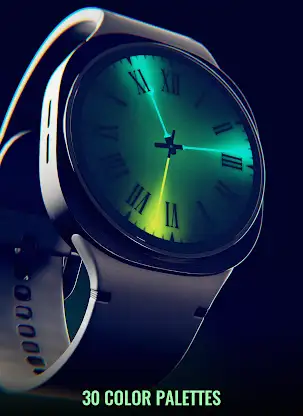 Dark Metal Saber Watch Face screenshot 8