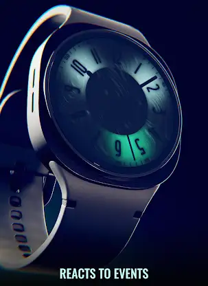 Dark Metal Saber Watch Face screenshot 4