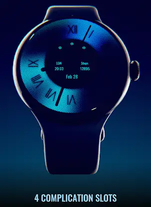 Dark Metal Saber Watch Face screenshot 7