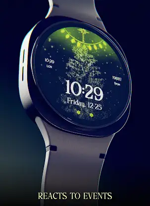 Christmas Snow Watch Face screenshot 4