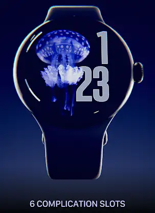 Liquid Glass Watch Face screenshot 3