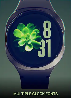 Liquid Glass Watch Face screenshot 1