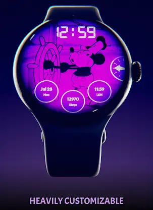 Steamboat Mouse Watch Face screenshot 7