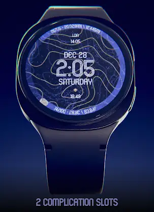 Animated Curves Watch Face screenshot 7
