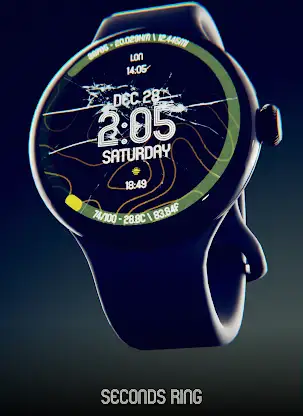 Animated Curves Watch Face screenshot 6