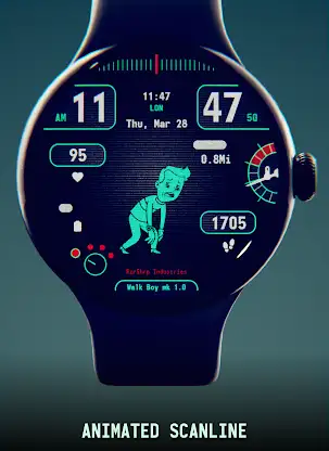 Walking Boy Watch Face screenshot 5