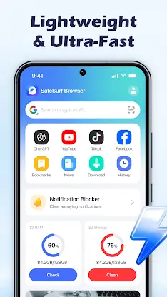 SafeSurf Browser screenshot 3
