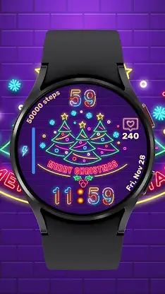 SageHuz Christmas Neon WF screenshot 1