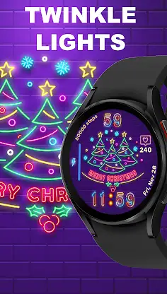 SageHuz Christmas Neon WF screenshot 4