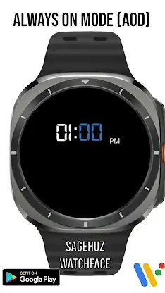 US Flag Digital Watch Face screenshot 3