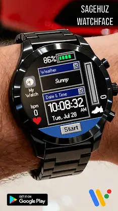 Retro 95 Style Watch Face screenshot 1