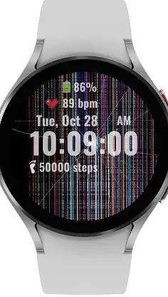 Broken Screen Watch Face screenshot 4