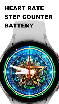 The Star Analog Watch Face screenshot 2