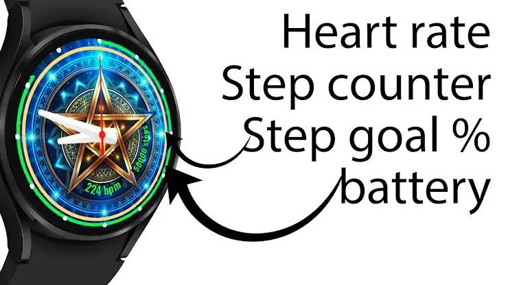 The Star Analog Watch Face screenshot 3