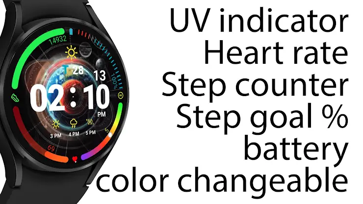 Earth Animated Pro Watch Face screenshot 2
