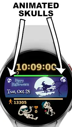 Halloween Wiz and Skeleton WF screenshot 1