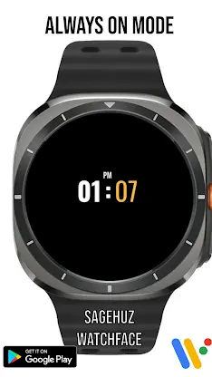 A050 Amoled Watchface screenshot 2
