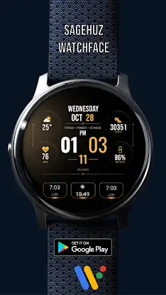 A050 Amoled Watchface screenshot 4