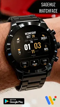 A050 Amoled Watchface screenshot 5