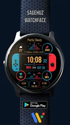 A051 Game Console watchface screenshot 4