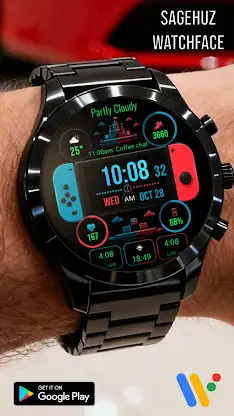 A051 Game Console watchface screenshot 2