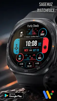 A051 Game Console watchface screenshot 5