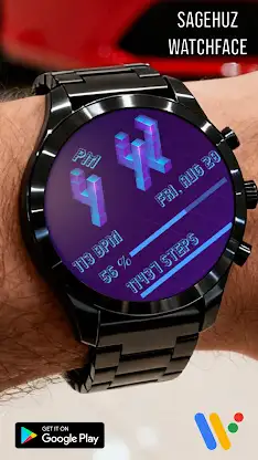 SageHuz 3D Cube Watch Face screenshot 1