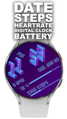 SageHuz 3D Cube Watch Face screenshot 4